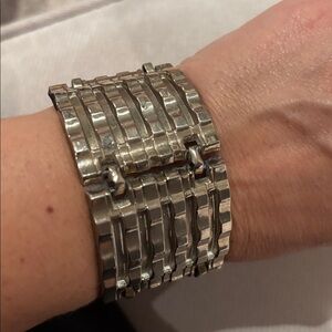 Chunky Silver Bracelet